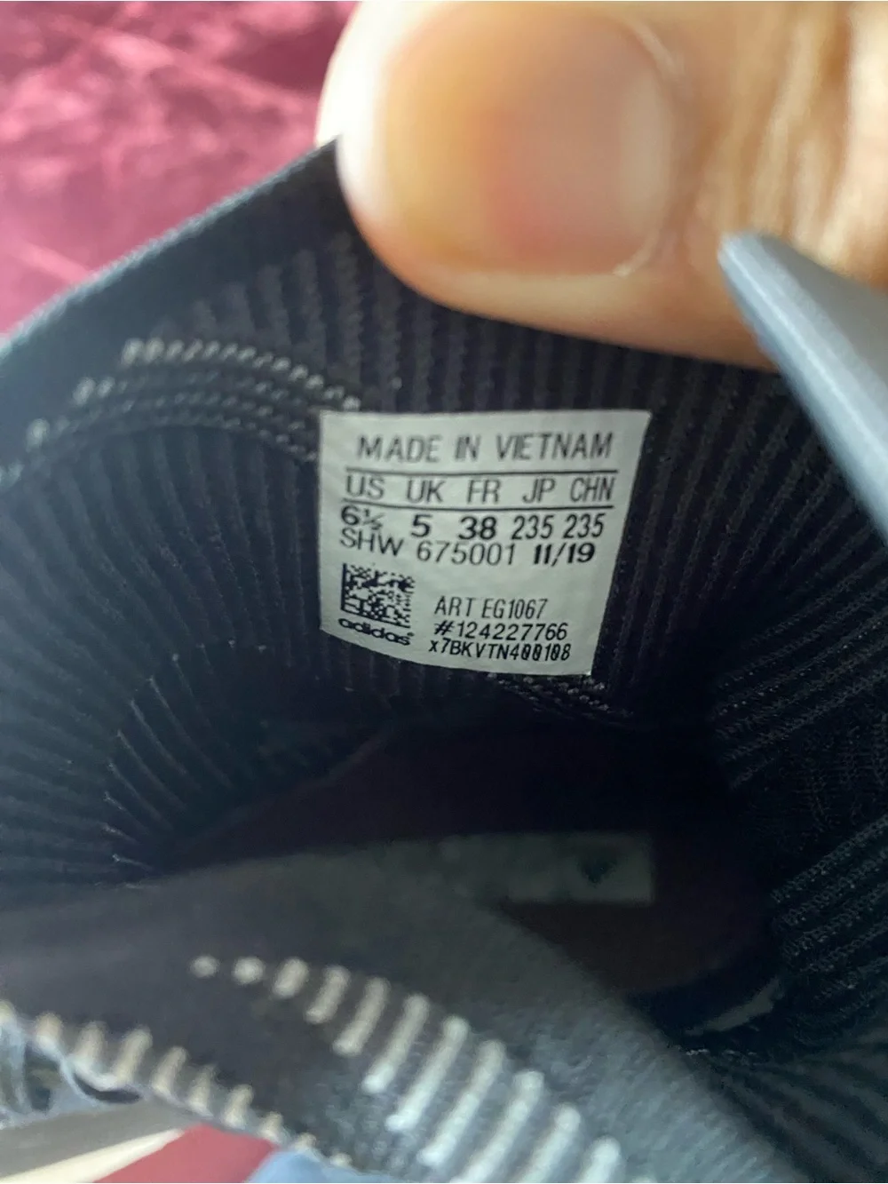 adidas Black High-Top Athletic Sneakers with White Midsole